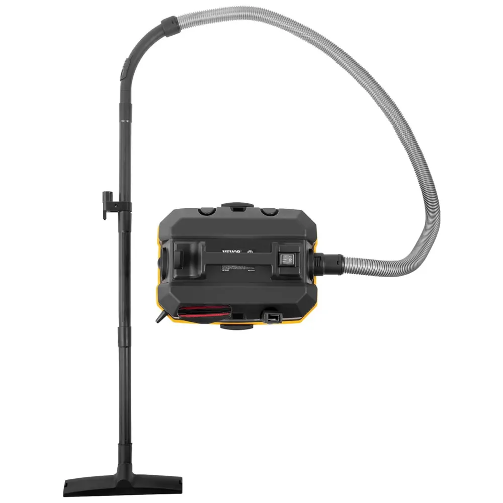 Aspirador de Pó e Líquidos 3 em 1 com Função de Sopro, 15.16L, 120V 1200W, VEVOR, Preto e Amarelo