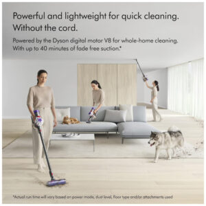 ectq2h7n9sy90b_1 jpg - Aspirador de Pó sem Fio até 40 Min de Autonomia, 20V 110V Dyson V8, Cinza