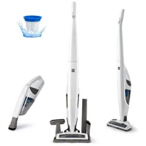 Aspirador de Pó sem Fio com Acessórios, Silencioso e Farol de LED Ideal para Pets, 110V, Kenmore DS1030, Branco