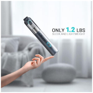 Aspirador de Pó de Mão Multifuncional sem Fio com Acessórios e Sucção Potente 1200PA, 110v, OFUZZI H8 APEX, Cinza