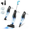 Aspirador de Pó Multifuncional com Fio, Acessórios e Sucção Potente 15000PA, 11OV 400W, TC JUNESUN, Azul Claro