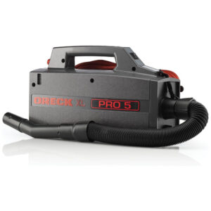 Aspirador de Pó Ensacado com Acessórios Inclusos Portátil e Compacto Grau Profissional, 110V 480W, Oreck Commercial XL Pro 5, Preto
