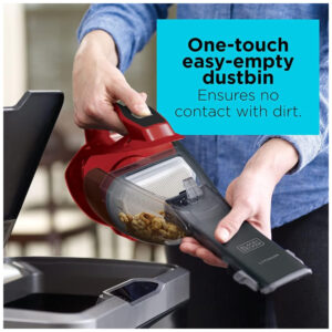 Aspirador de Pó, 400 ml, 1200 W, 110 V, vermelho, BLACKDECKER HLVA320J26, Vermelho