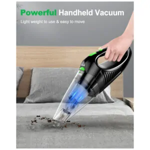 ectqbjl7qt7c0b_1 jpg - Aspirador de Pó Portátil sem Fio Recarregável para Carro e Móveis, 12V 120W, MELOHO, Preto e Verde