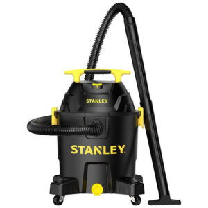 Aspirador de Pó Seco e Úmido 37L, 6CV de potência com Extensores, 110v, STANLEY SL18701P 10A, Preto