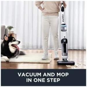 Aspirador de Pó Multifuncional sem Fio com Acessórios e Silencioso, 110V, EUREKA, Branco