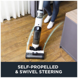 Aspirador de Pó Multifuncional sem Fio com Acessórios e Silencioso, 110V, EUREKA, Branco