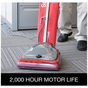 ectqchqf7kxb0b_2 jpg - Aspirador de Pó Profissional com Fio e Bolsa Sanitária, 110V, Sanitaire ST SC684G, Cinza e Vermelho