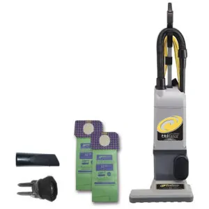 Aspirador de Pó 3L com Filtro HEPA, Acessórios e Motor Duplo para uma Forte Sucção, 110V, ProTeam ProForce 1500XP, Cinza