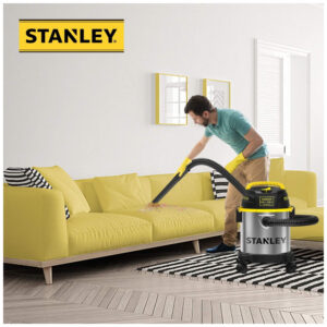Aspirador de Pó Seco e Úmido 11L, 4CV de Potência com Extensores, 110v, STANLEY SL18136, Cinza