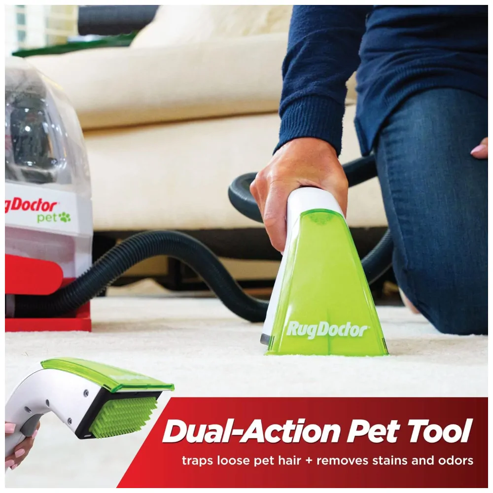 Extratora e Higienizadora Portátil para Carpetes e Estofados, Alta Potência, 110V, Rug Doctor Pet