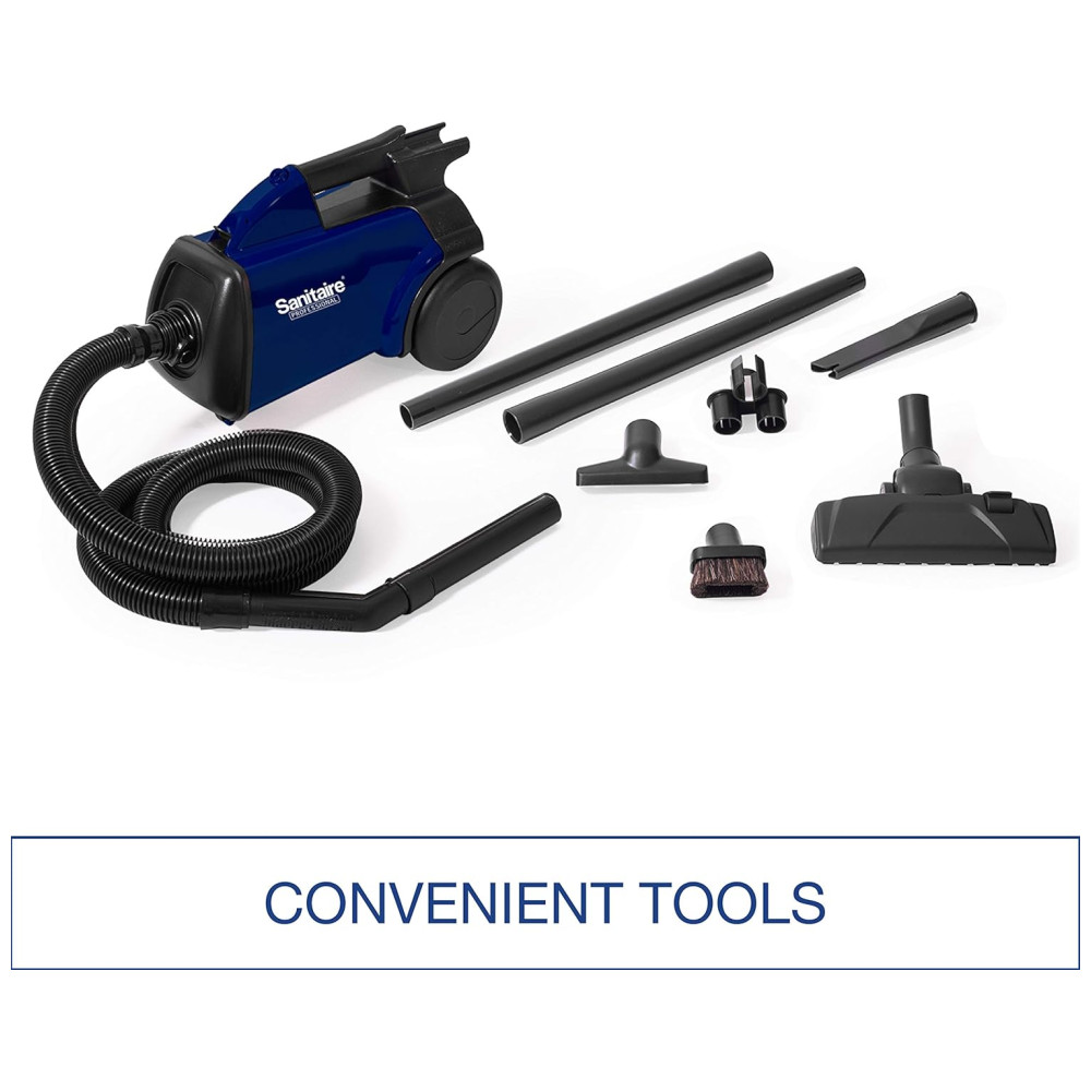 Aspirador de Pó Profissional Leve e Compacto 110V 800W Sanitaire SL3681A, Azul