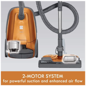 Aspirador de Pó com 2 Motores e e Filtro HEPA, 110V Kenmore 81214 200, Laranja