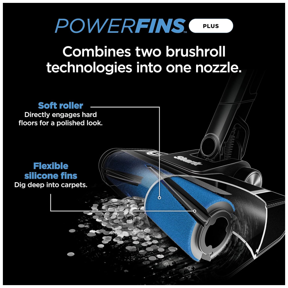 Aspirador de Pó Multifuncional sem Fio com Acessórios, 110V, Shark IZ562H Pro, Azul