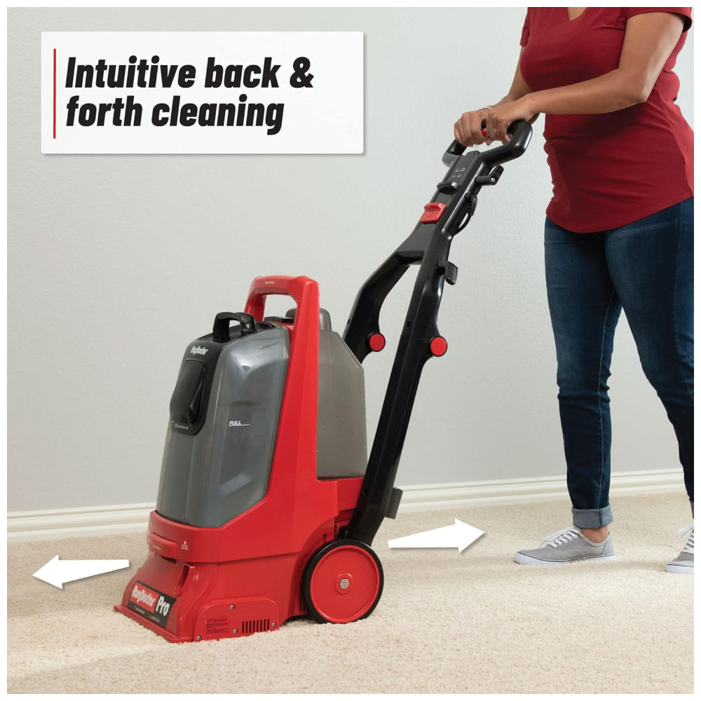 ectqh44hcsjb0b_3 jpg - Extratora e Higienizadora Profissional de Carpetes e Estofados, Grande Capacidade com Solução de Limpeza, 110V Rug Doctor, Vermelha