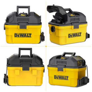 Aspirador de Pó Úmido e Seco, 22 Litros, 5 Cavalos de Potência, DEWALT DXV06G, Amarelo