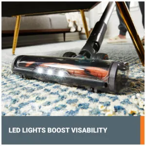 Aspirador de pó Sem Fio com Bateria Recarregável 20V de Alta Sucção de 25Kpa para Limpeza Eficiente de Pelos de Animais, 110V WORX, Cinza