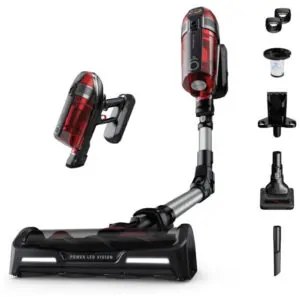Aspirador de Pó sem Fio com Recipiente de Poeira e Tecnologia Fle e Detecção Automática de Piso, 110V, Rowenta X Force Flex, Vermelho