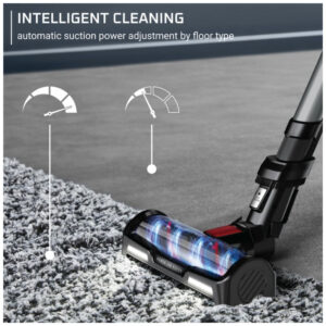 Aspirador de Pó sem Fio com Recipiente de Poeira e Tecnologia Fle e Detecção Automática de Piso, 110V, Rowenta X Force Flex, Vermelho