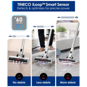 Aspirador de Pó sem Fio Pure ONE Station com Base Automática 3L e Alta sucção, 110V, Tineco, Branco