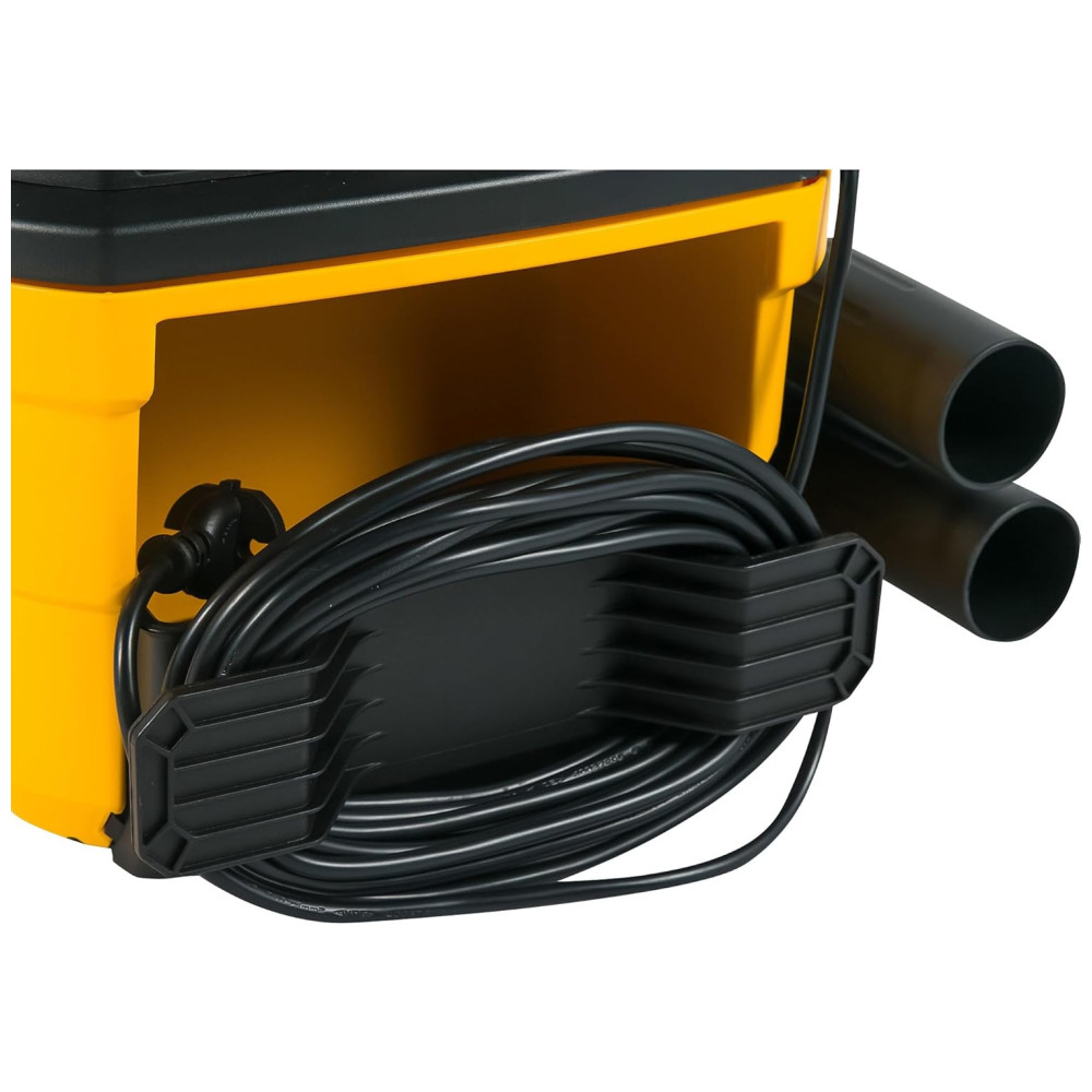 Aspirador de Pó Seco e Úmido 15L, 4CV de Potência com Extensores, 110v, DEWALT DXV04T, Amarelo