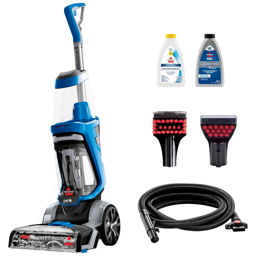 Extratora e Higienizadora de Carpetes e Estofados, Elimina Manchas e Odores, 110V, BISSELL ProHeat 2X, Azul