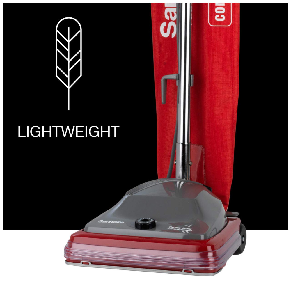 ectqm3gdc3100b_5 jpg - Aspirador de Pó Profissional com Fio, 110V, Sanitaire SC684F, Cinza e Vermelho