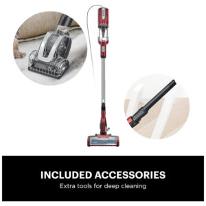 ectqmzg811r80b_9 jpg - Aspirador de Pó com Fio e Rolo Autolimpante Ideal para Pelos de Animais, 110V, Shark HZ602, Vermelho