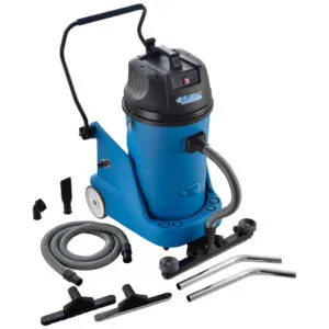 ectqnp4cv9f90b_1 jpg - Aspirador de Pó Comercial de 68 Litros, Seco e Úmido com Acessórios, 110V Global Industrial, Azul