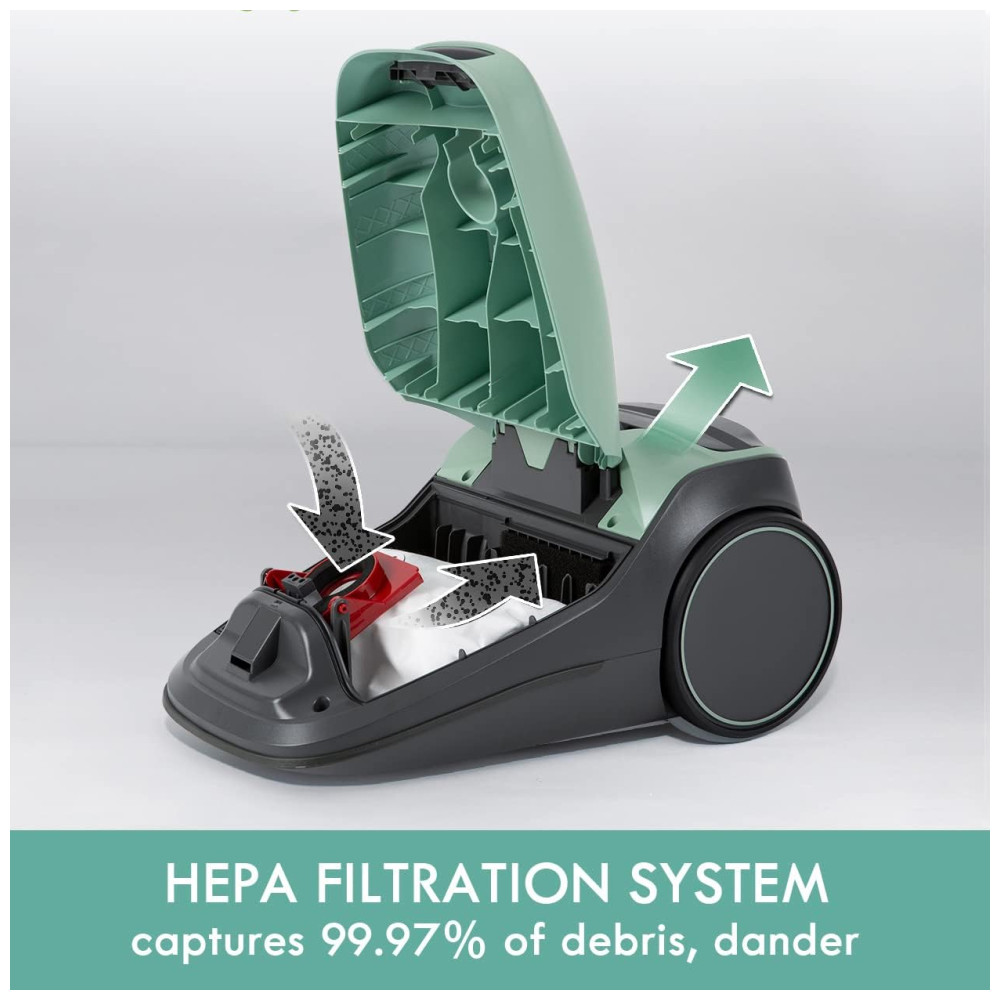 Aspirador de Pó Multifuncional com Fio e Acessórios, 110V, Kenmore, Verde