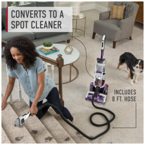 Limpador de Carpete Multifuncional com Bastão Removedor de Manchas Spot Chaser, 110V, Hoover FH53000PC, Roxo