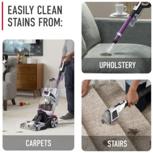 Limpador de Carpete Multifuncional com Bastão Removedor de Manchas Spot Chaser, 110V, Hoover FH53000PC, Roxo