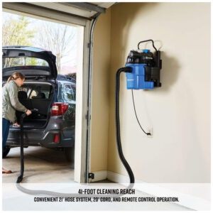 Aspirador de Pó Seco e Úmido 18L com Extensores, 110v, VACMASTER VWM510, Azul