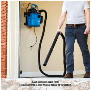 Aspirador de Pó Seco e Úmido 18L com Extensores, 110v, VACMASTER VWM510, Azul