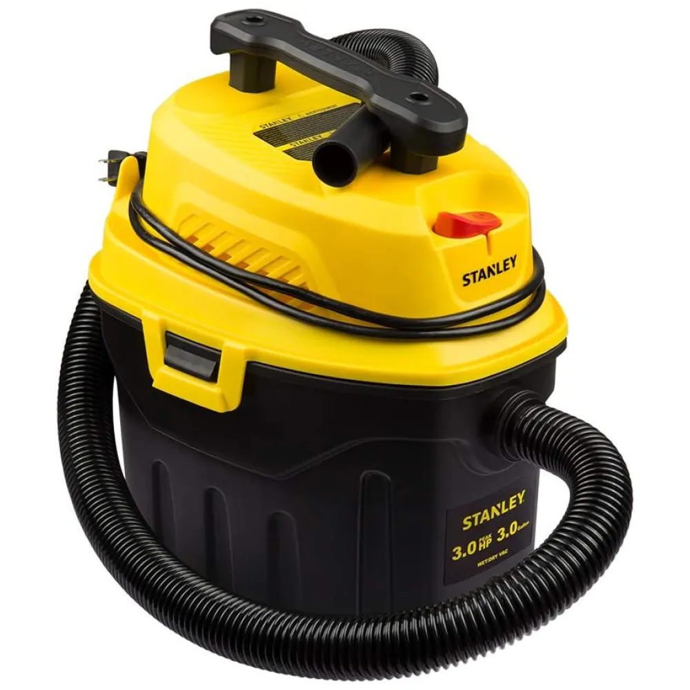 ectqqk6x3gq70b_7 jpg - Aspirador de Pó Portátil para Carro com Capacidade de 11,37L para Uso Úmido e Seco, 110V, Stanley 3CV, Preto e Amarelo