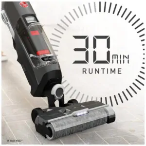 Aspirador de Pó sem Fio para Pisos Duros com Sistema de Autolimpeza e Limpeza de Bordas, 110V, Hoover BH55400V, Prata