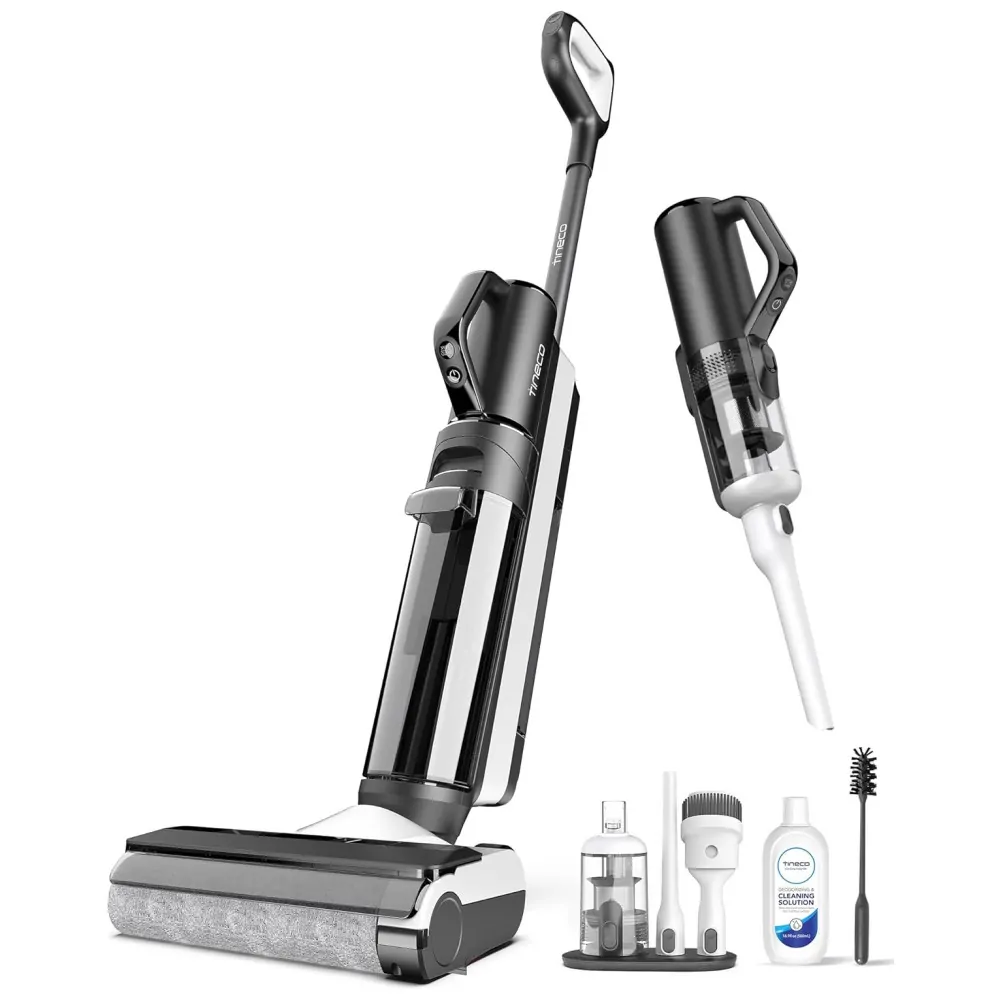 Aspirador de Pó Multifuncional sem Fio com Acessórios, 110V, Tineco, Cinza