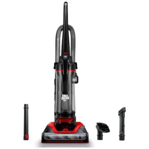 Aspirador de Pó com Fio e sem Saco Vertical para Carpetes e Pisos Duros, 110V Dirt Devil Multi Surface, Preto