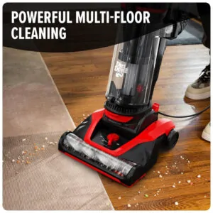 Aspirador de Pó com Fio e sem Saco Vertical para Carpetes e Pisos Duros, 110V Dirt Devil Multi Surface, Preto