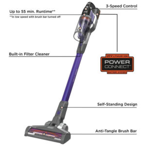 Aspirador de Pó, 750 mL, 1400 W, 20 V, roxo, BLACKDECKER BSV2020P, Violeta Escuro