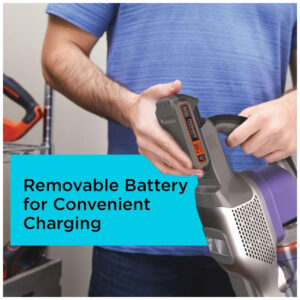 Aspirador de Pó, 750 mL, 1400 W, 20 V, roxo, BLACKDECKER BSV2020P, Violeta Escuro