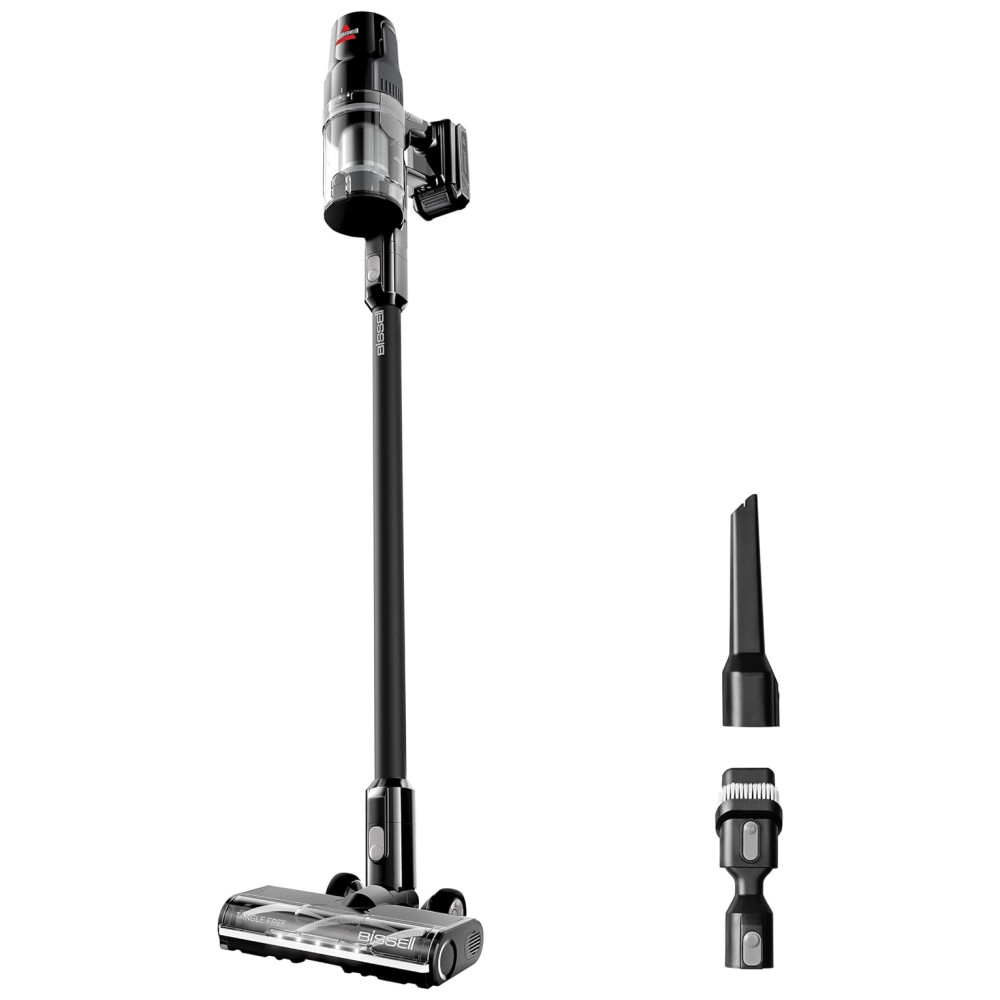 Aspirador de Pó sem Fio com Bateria Removível até 35 Min de Uso e Rolo de Escova sem Emaranhamento, 110V 200W, BISSELL CleanView XR, Preto