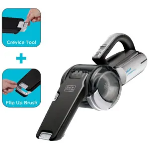 Aspirador de Pó, portátil sem fio, 1400 W, 443 ml, 110 V, preto, BLACKDECKER BDH2000PL, Cinza