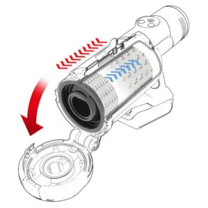 Aspirador de Pó sem Fio com Design Ergonômico e Leve, 1 Hora de Autonomia, 110V, NaceCare, Vermelho