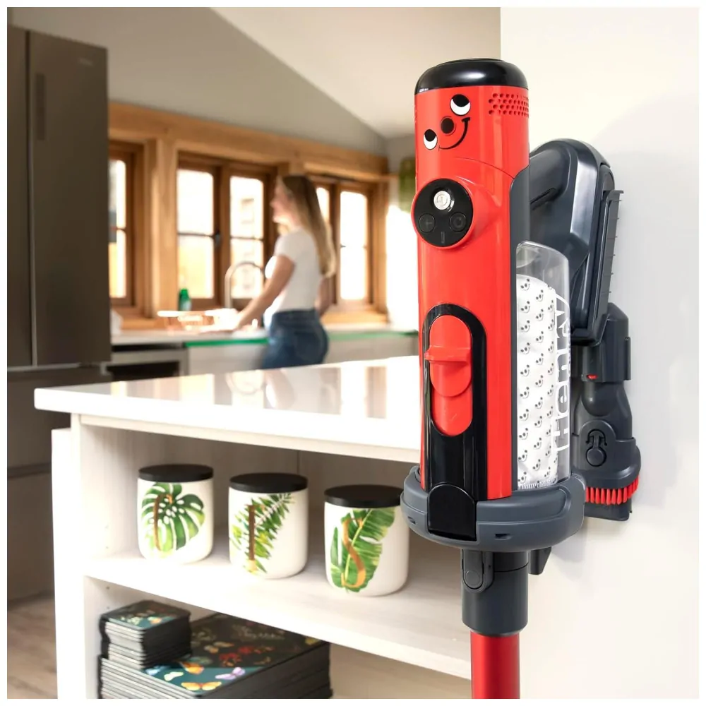 Aspirador de Pó sem Fio com Design Ergonômico e Leve, 1 Hora de Autonomia, 110V, NaceCare, Vermelho
