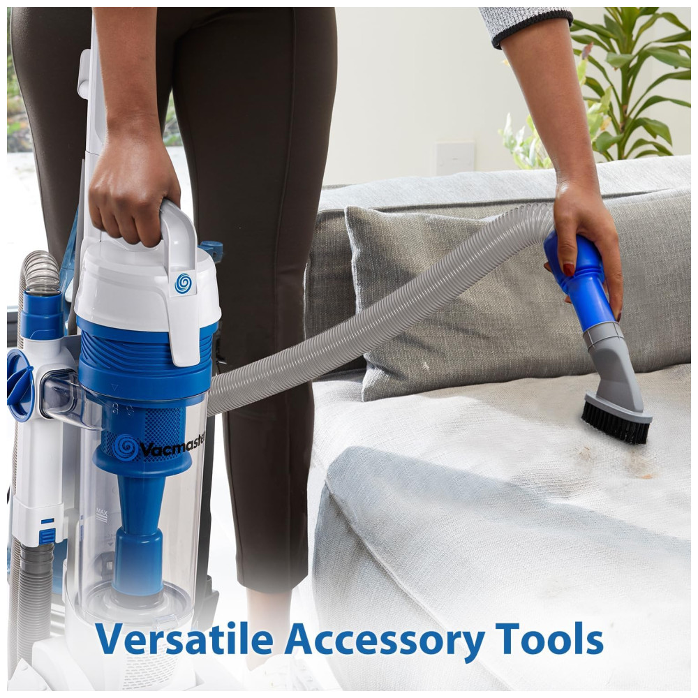 ectqtfvy89580b_3 jpg - Aspirador de Pó Portátil sem Saco para Piso Duro e Pelos de Pet, 110V 600W, Vacmaster UC0101, Branco e Azul