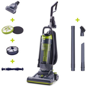Aspirador de Pó Multifuncional com Fio e Acessórios, 110V 1200W, BLACK DECKER BDXURV309G, Cinza e Verde