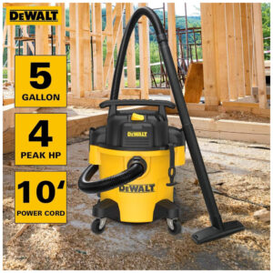 ectqvsc4bvd80b_1 jpg - Aspirador de Pó Seco e Úmido 19L, 4CV de Potência com Extensores, 110v, DEWALT DXV05P, Amarelo