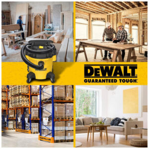 ectqvsc4bvd80b_3 jpg - Aspirador de Pó Seco e Úmido 19L, 4CV de Potência com Extensores, 110v, DEWALT DXV05P, Amarelo