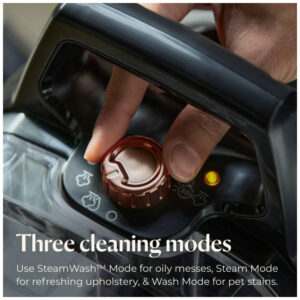 Extratora e Higienizadora Portátil para Limpeza de Carpetes e Estofados, 110V, BISSELL Little Green HydroSteam 3618, Preta